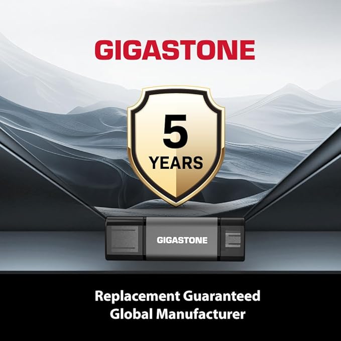 GIGASTONE 32GB Dual Flash Drive Z40 USB 3.2 Gen 1, 2-in-1 Type-A & Type-C - Image 7