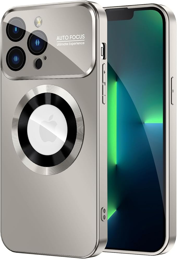 Magnetic for iPhone 13 Pro Case, Built-in Camera Lens Protector, Compatible by MAKAVO
