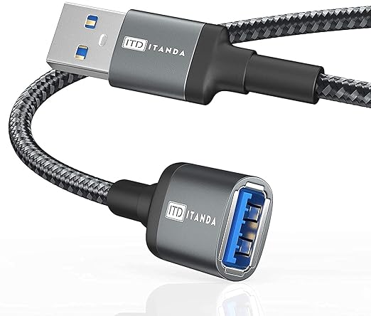 ITD ITANDA 3FT USB Extension Cable USB 3.0 Extension Cord Type A Male to Female by ITDITANDA