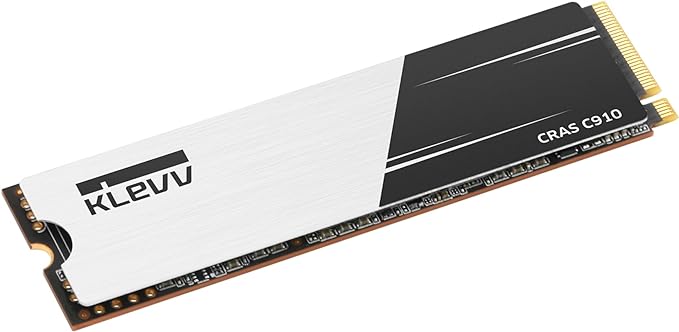 KLEVV CRAS C910 1TB M.2 2280 NVMe PCIe Gen4x4 Laptop & Desktop Internal SSD by HOME