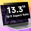 13.3 Inch 1920x1080P Laptop Privacy Screen Filter, Anti Blue Light Glare & Anti by ANTOGOOV