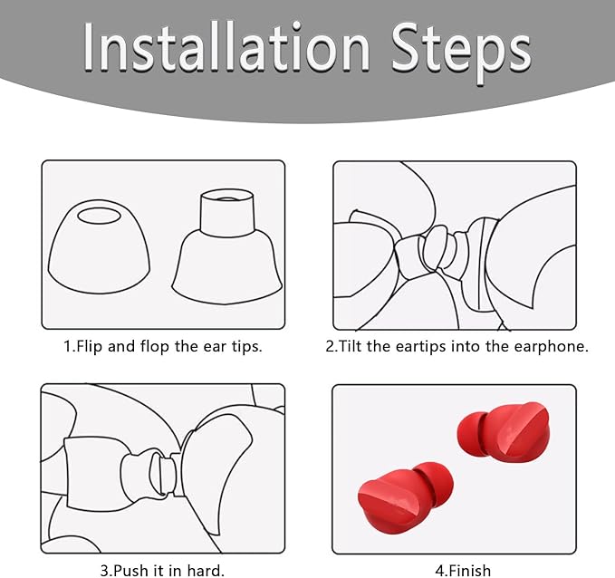 Replacement Silicone Ear Tips for Beats Fit Pro/Studio Buds/Studio Buds+ - Image 4