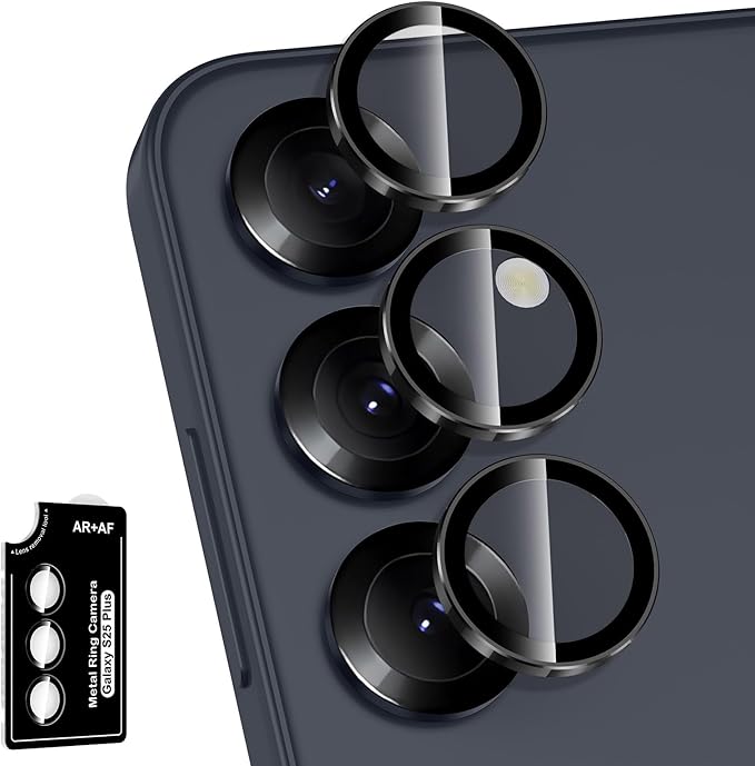 for Samsung Galaxy S25 Plus Camera Lens Protector, Individual Metal Ring by Btscase