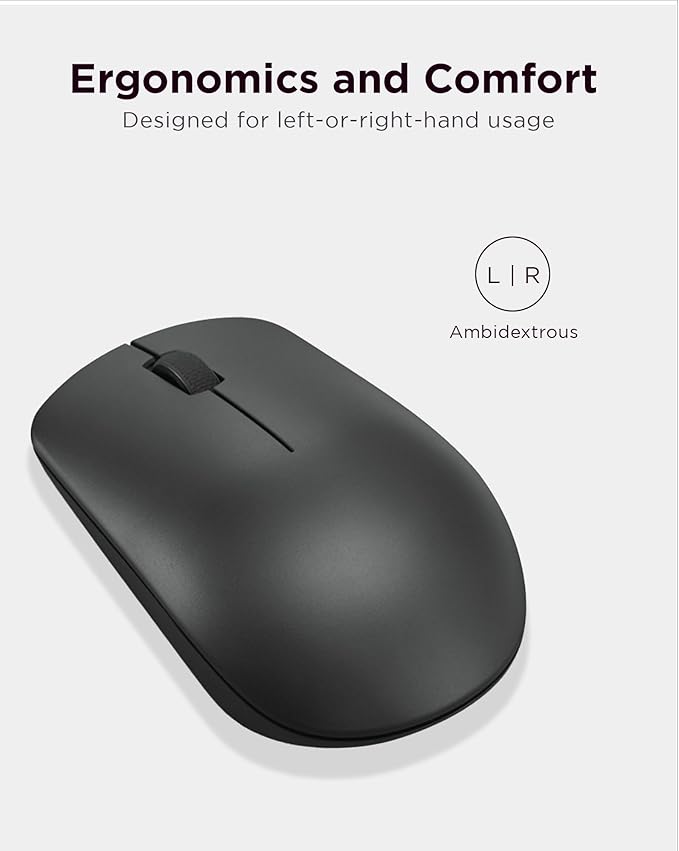 Lenovo 530 Wireless Mouse – Full Size Computer Mouse - Image 4