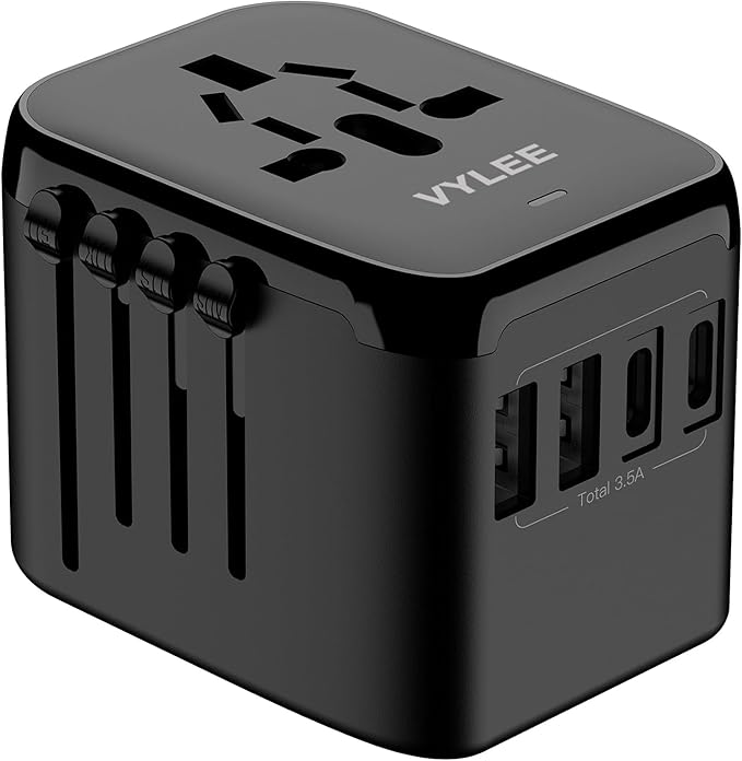 Universal International Power Travel Plug Adapter, 5 in 1 European Travel Plug - Image 9