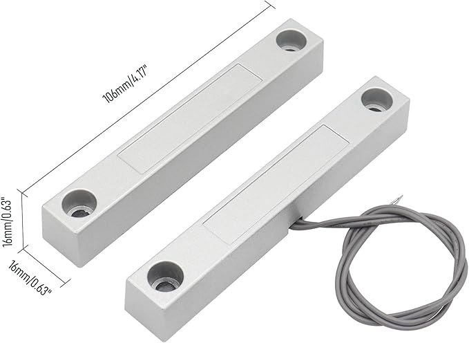 Magnetic Reed Switch Wired Surface Mount Normally Open/Closed NC/NO Contact - Image 2