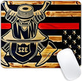 Firefighter American Flag 001 Mouse pad Customized Mousepad Non-Slip Rubber by Goodsprout