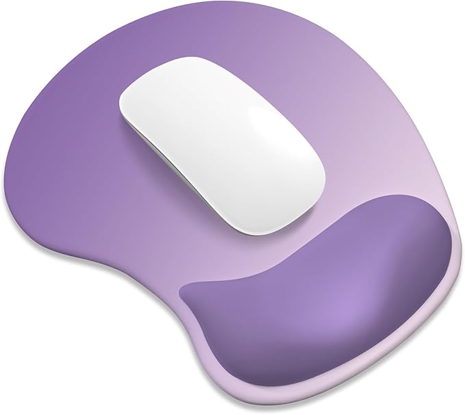 ITNRSIIET Ergonomic Mouse Pad, Cushioned Gel Wrist Rest, Non-Slip Base by +ITNRSIIET
