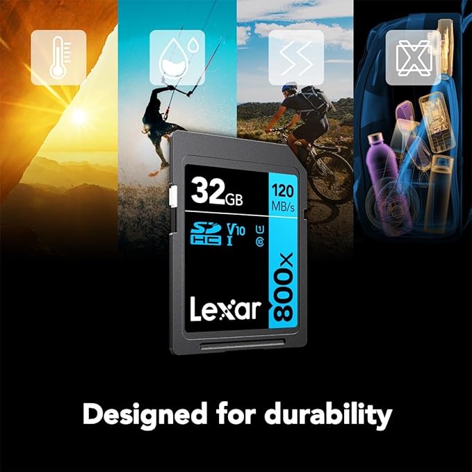 Lexar High-Performance 800x 32GB SDHC UHS-I Memory Cards, Full-HD & 4K Video - Image 7