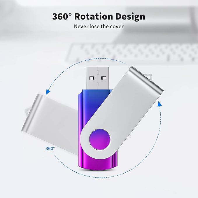 ABLAZE 2GB Flash Drive 2 Pack, USB 2.0 Thumb Drives - Image 4