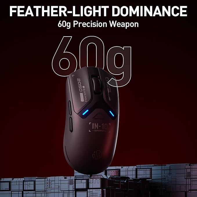 INPHIC IN10P Superlight Wireless Gaming Mouse, 8K Polling Rate, 000 DPI - Image 4