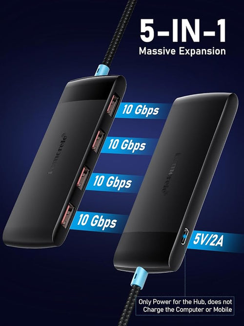 10Gbps USB C Hub, 4 Ports USB3.2 Splitter - Image 2