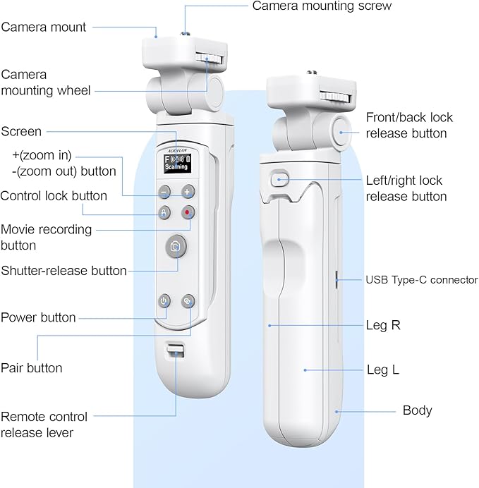 AODELAN for Fujifilm Camera Tripod - Image 5