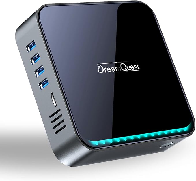DreamQuest Mini PC 12th Gen N95, 32GB RAM, 1TB M.2 SSD, 4K HDMI, Gigabit LAN by DreamQuest