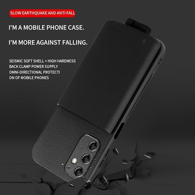 Fey Battery Case for Galaxy A34, Extended Charging Cases for Samsung Galaxy A34 - Image 4
