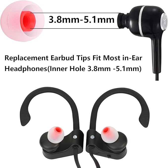 Earbud Replacement Tips Silicone Earbud Tips Earbud Covers Fit - Image 3