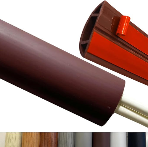 10ft Floor Cord Cover Self Adhesive Cord Hider Floor, Heavy Duty Cable Protector by Unknown