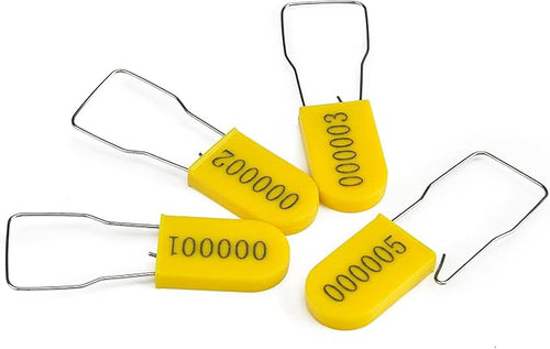 100PCS Plastic Padlock Security Seals Metal Wire Padlocks Electric Meter Seal by LeadSeals