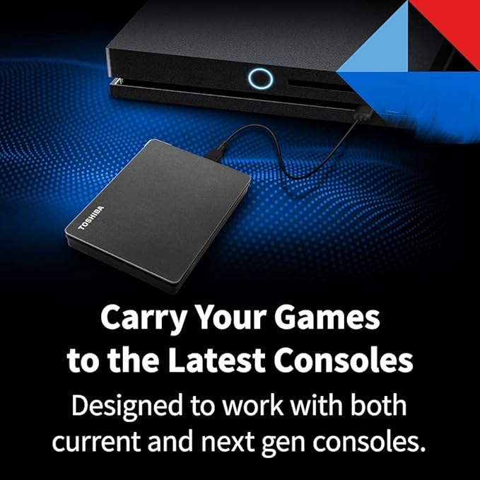 Toshiba Canvio Gaming 2TB Portable External Hard Drive USB 3.0, PC & Mac - Image 5