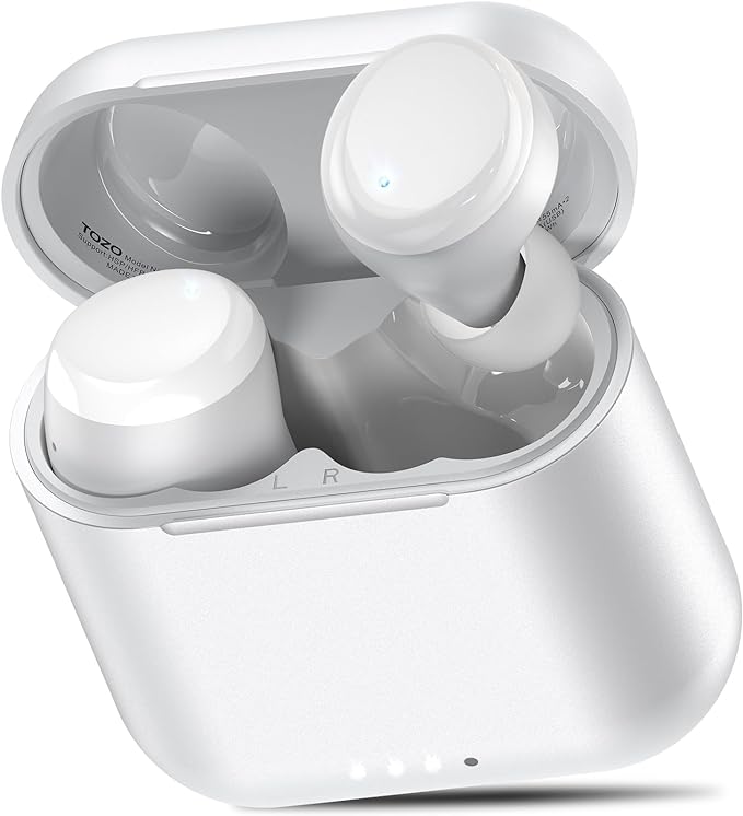 TOZO T6 Wireless Earbuds, Stereo Sound in Ear Headphones, 50 Hours Playtime by TOZO
