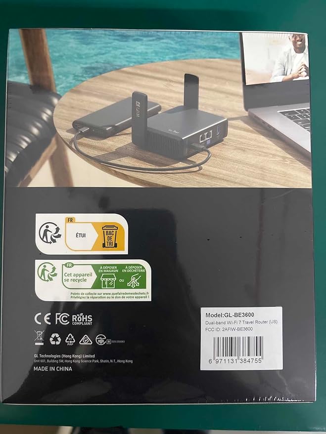 GL.iNet GL-BE3600 Portable Travel Router, Pocket Dual-Band Wi-Fi 7, 2.5G Router - Image 11