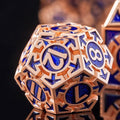 Rare Rose Gold 7-Die Metal DND Dice Set, D and D Dice by RULEDICE