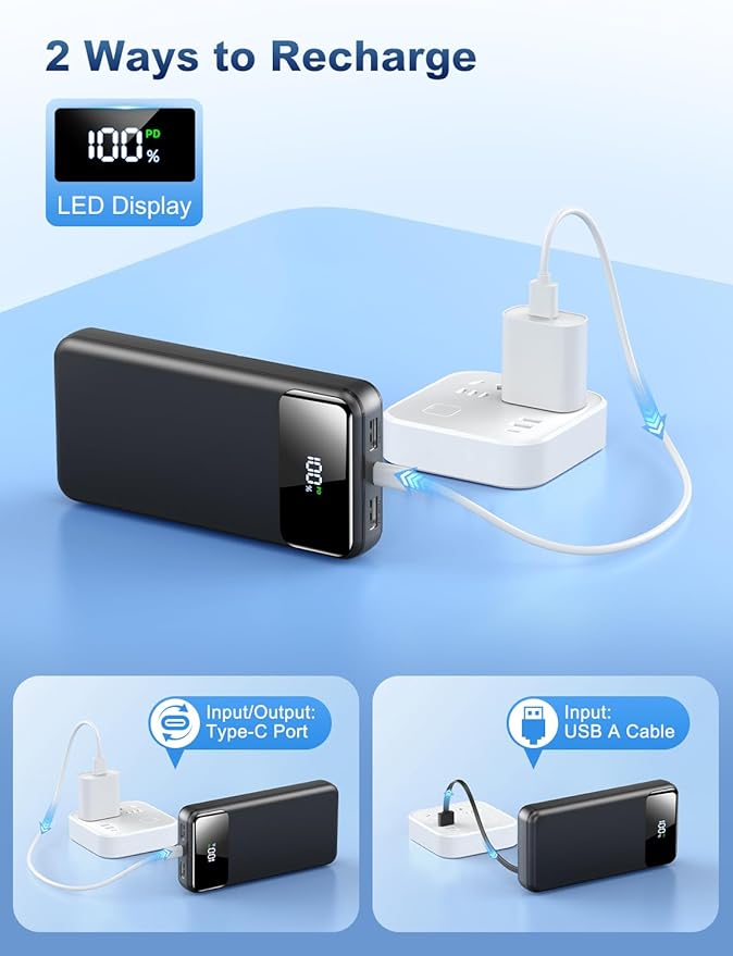 Portable Charger Power Bank 50000mAh Battery Pack, 22.5W Fast Charging PowerBank - Image 7