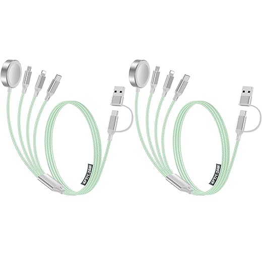 2 Pack Charging Cable for Apple Watch Charger/Samsung/iPhone Charger, by HitfineLLC