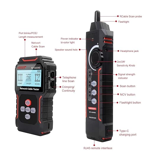 NOYAFA NF-8209S Network Cable Tester - Image 9