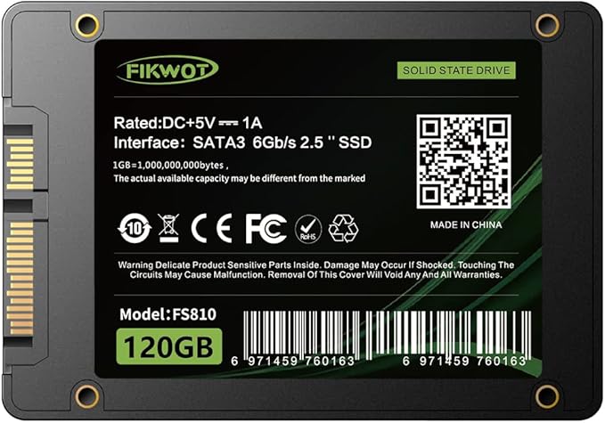 FS810 250GB SSD, 2.5" SSD SATA III 6Gb/s, Solid State Drives, 3D NAND TLC Flash - Image 7