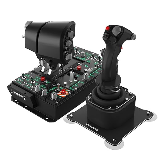 WINWING Orion2 HOTAS Metal Warthog: StriktAce E Metal Throttle Grip by WINWING