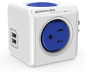 USB Wall Plug, Allocacoc PowerCube |Original|, 4 Outlets and 2 USB Ports by Allocacoc