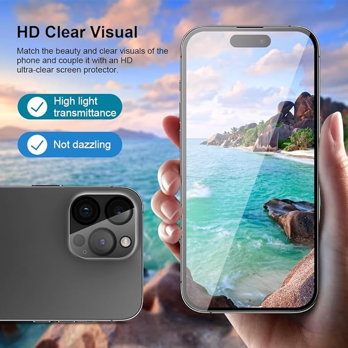 2 pack Full 9H+ 12FT Military Grade Glass Screen Protector - Image 4
