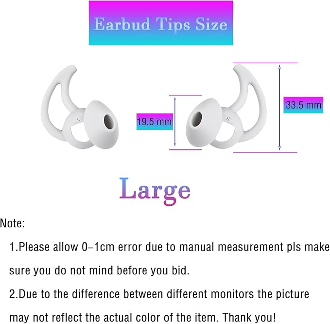 Silicone Ear Tips Replacement Earbud Tips Compatible - Image 2