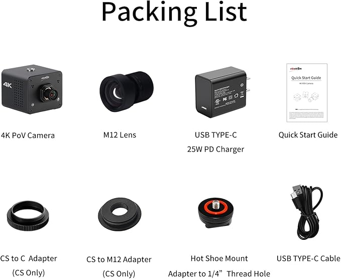 4K Native NDI|HX3 POV Box Camera PoE, Simultaneously HDMI & SDI Output - Image 9