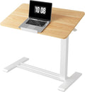 FLEXISPOT H7 PRO Mobile Standing Desk Adjustable Overbed Table Pneumatic by FlexiSpot