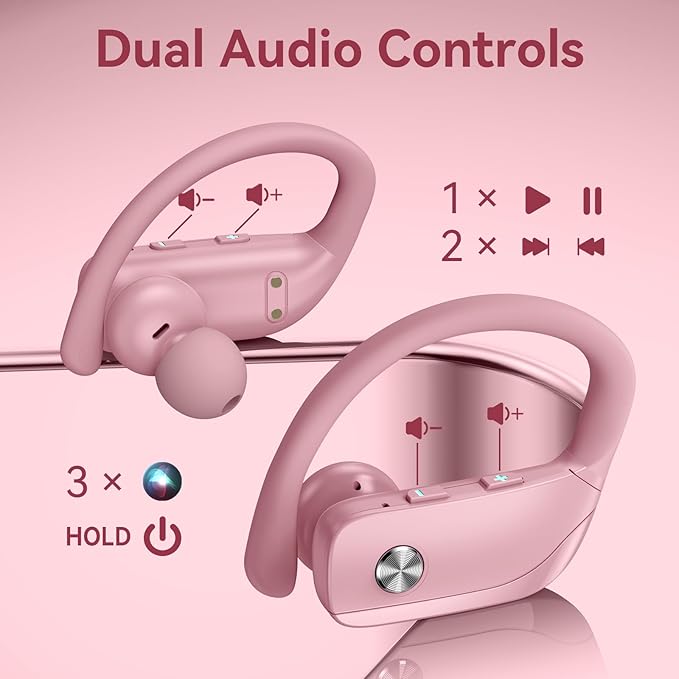 bmani Wireless Earbuds Bluetooth Headphones 48hrs Play Back Sport Earphones - Image 4