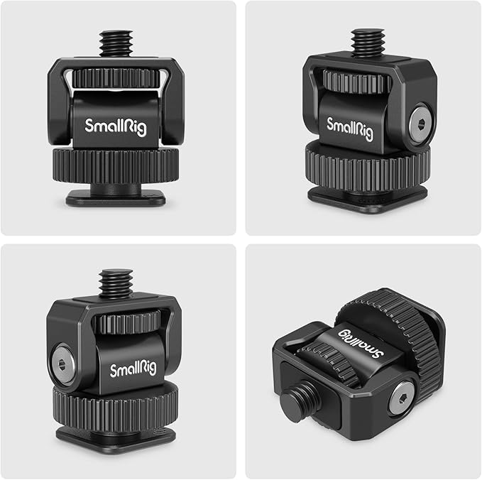 SmallRig 1/4" Mini Ball Head Cold Shoe Mount Adapter - Image 8