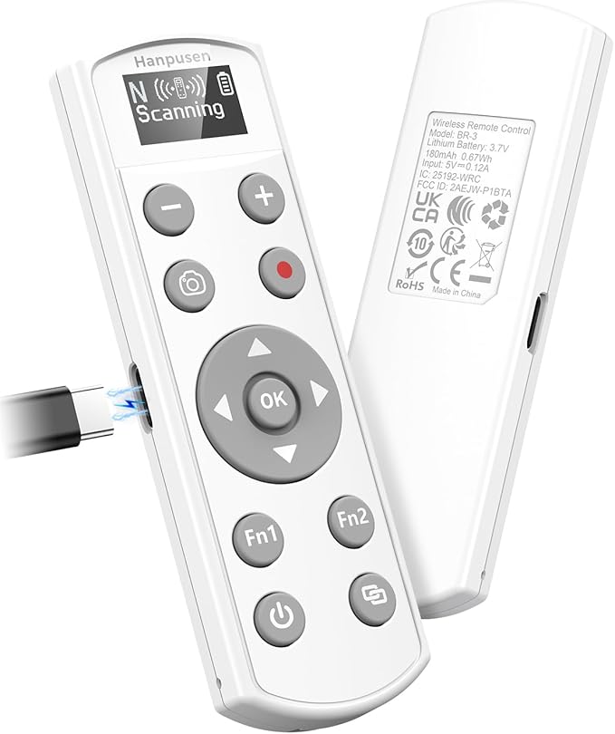 Hanpusen Rechargeable Camera Remote Control by HANPUSEN