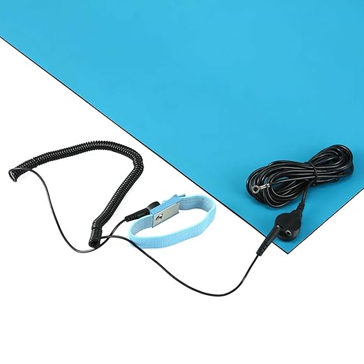 MWRF Source ESD Mat Kit with Wrist Strap and Grounding Cord - Image 4