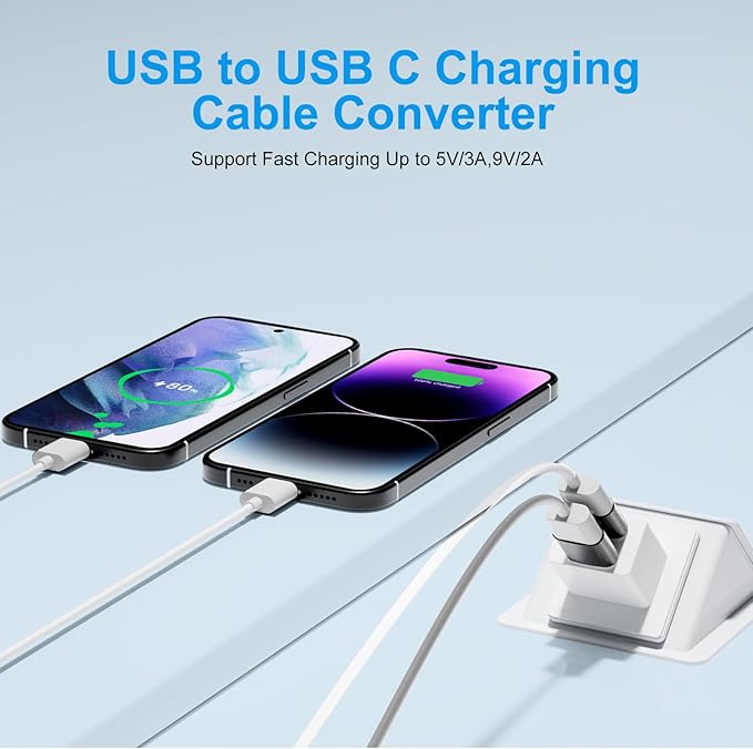 USB to USB C Adapter 10 Pack, USBC to USB Adapter, USBA to USBC Adapter - Image 6