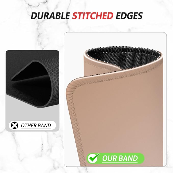 ITNRSIIET Mouse Pad Non-Slip Rubber Base Smooth Surface Stitched Edges - Image 5