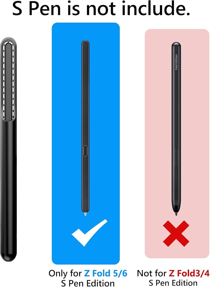 for Samsung Galaxy Z Fold 6 Wallet Case & S Pen Holder & Hinge Protection & - Image 6