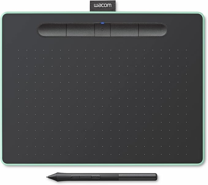Wacom Intuos Medium Bluetooth Graphics Drawing Tablet, Portable by Wacom
