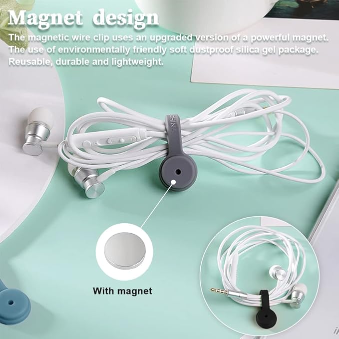 Viaky 6 Packs Magnet Wire Winder Straps - Image 6