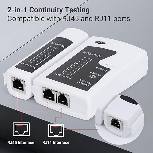 RJ45 Cable Tester Network Cable Tester Ethernet Wire Test Tool - Image 2