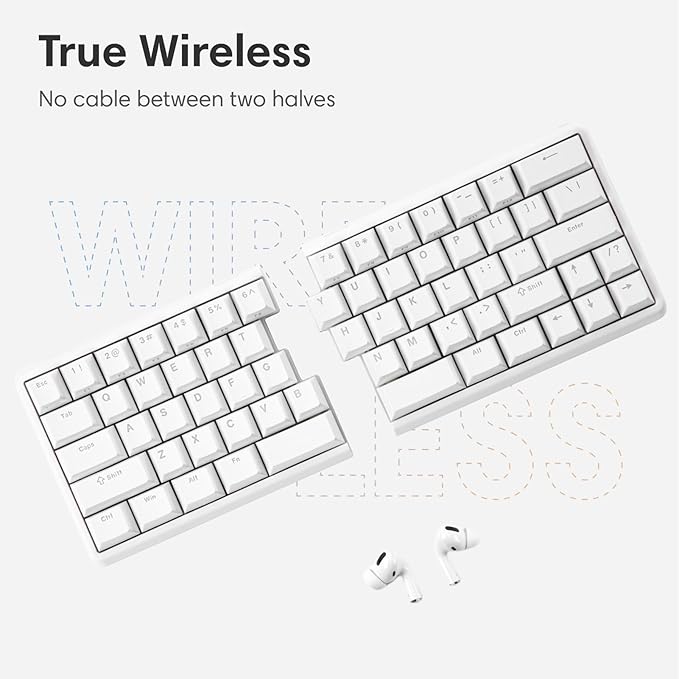 Wireless Ergonomic Split Mechanical Keyboard - Image 2