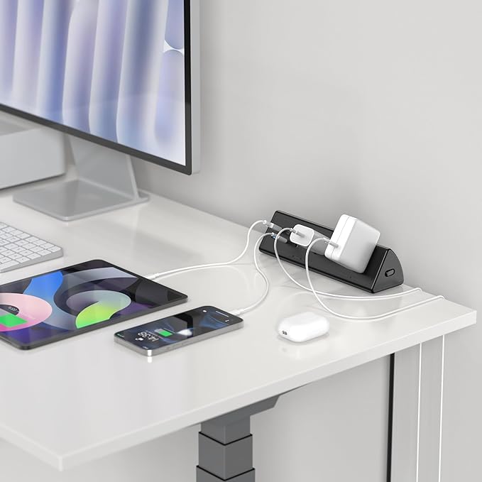 Jgstkcity Desk Clamp Power Strip, 20W Fast Charging Station, Surge Protector - Image 3
