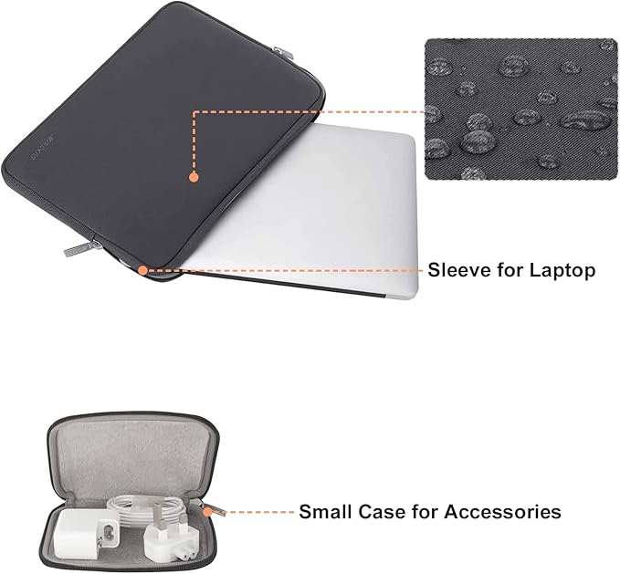 MOSISO Laptop Case 15 inch, 15 inch Laptop Sleeve Bag Compatible - Image 2