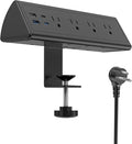 Jgstkcity Desk Clamp Power Strip, 20W Fast Charging Station, Surge Protector by Jgstkcity